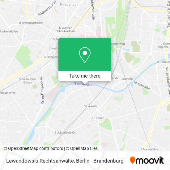Lewandowski Rechtsanwälte map