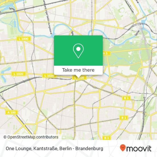 One Lounge, Kantstraße map