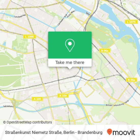 Straßenkunst Niemetz Straße map