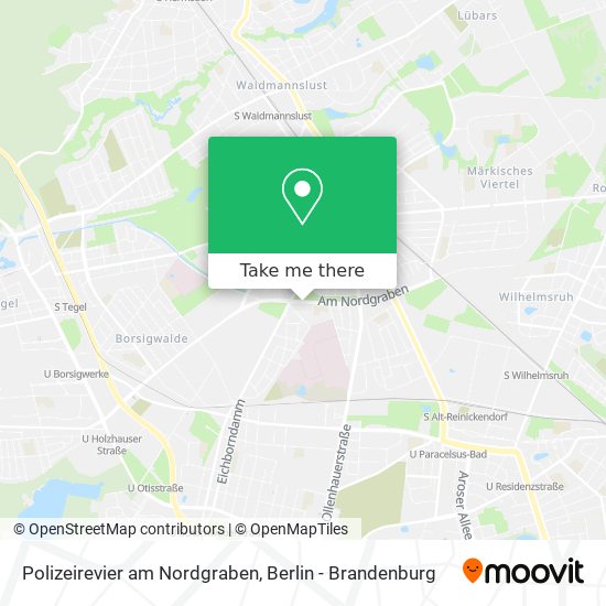 Polizeirevier am Nordgraben map