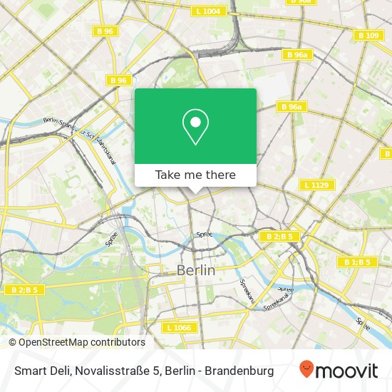 Карта Smart Deli, Novalisstraße 5