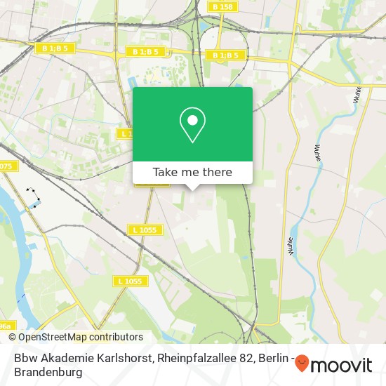 Bbw Akademie Karlshorst, Rheinpfalzallee 82 map