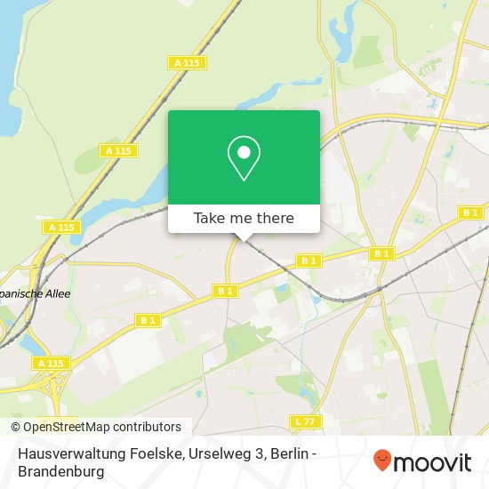 Hausverwaltung Foelske, Urselweg 3 map