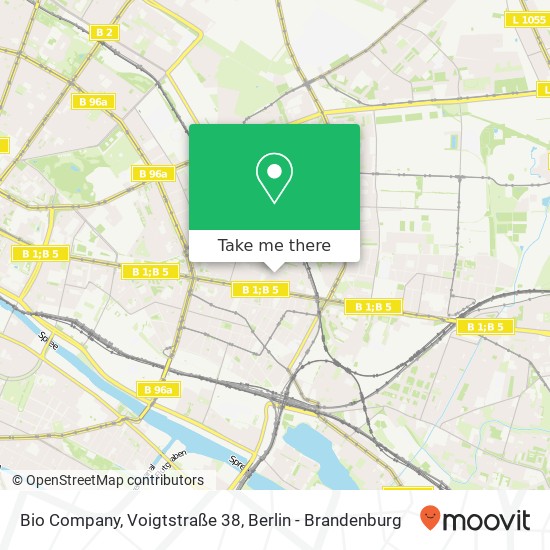Карта Bio Company, Voigtstraße 38