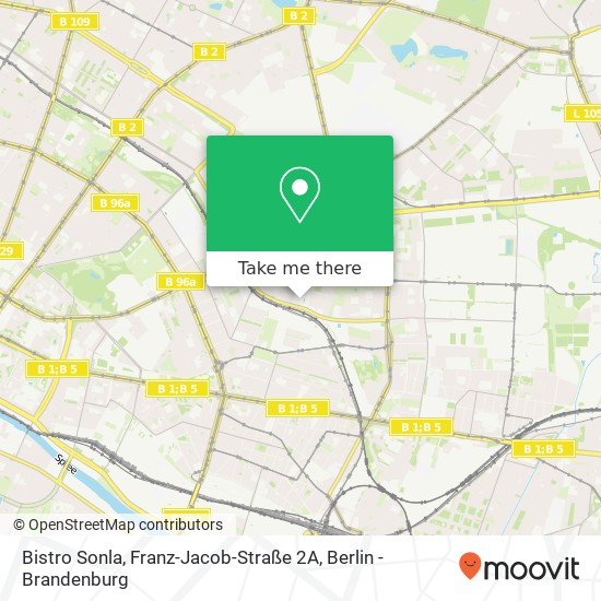 Bistro Sonla, Franz-Jacob-Straße 2A map