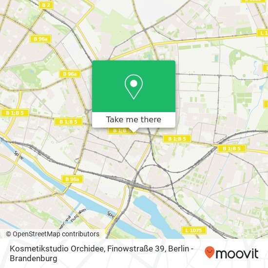 Kosmetikstudio Orchidee, Finowstraße 39 map