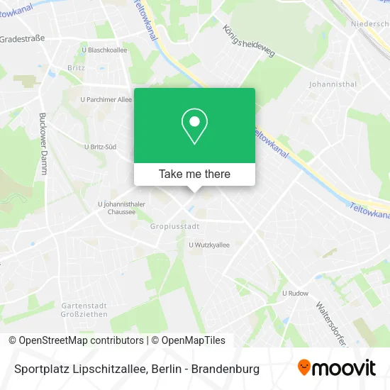 Карта Sportplatz Lipschitzallee