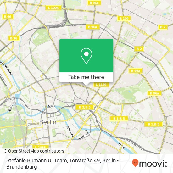 Stefanie Bumann U. Team, Torstraße 49 map