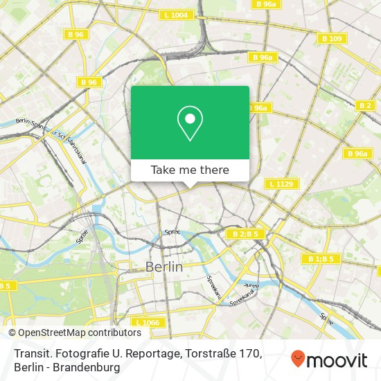 Transit. Fotografie U. Reportage, Torstraße 170 map