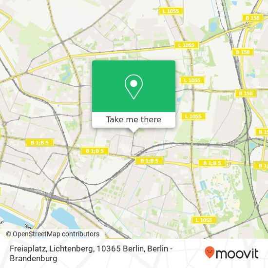 Freiaplatz, Lichtenberg, 10365 Berlin map