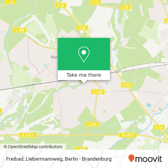 Freibad, Liebermannweg map