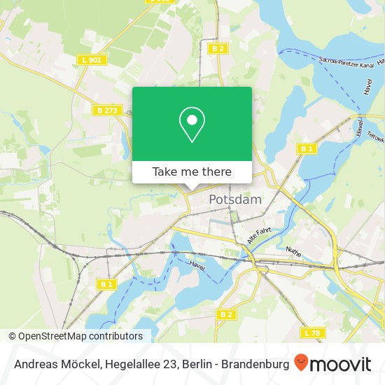 Карта Andreas Möckel, Hegelallee 23