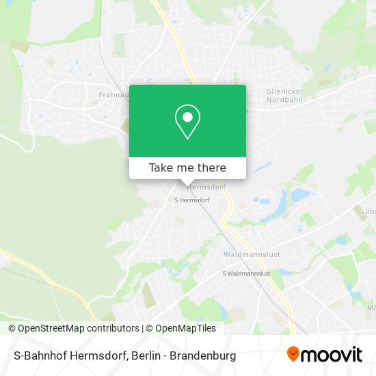S-Bahnhof Hermsdorf map