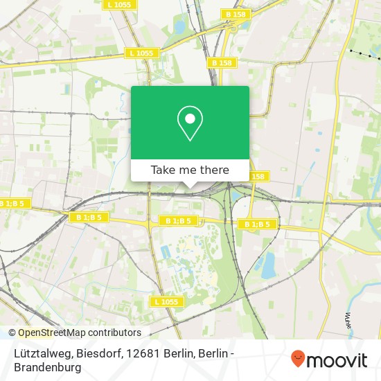 Lütztalweg, Biesdorf, 12681 Berlin map