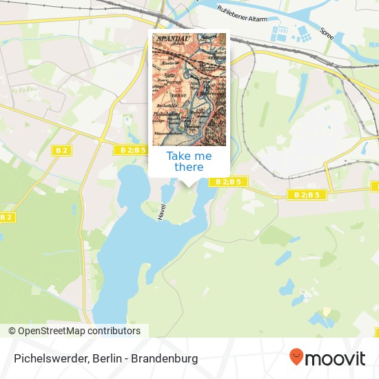 Pichelswerder, Siemenswerderweg map