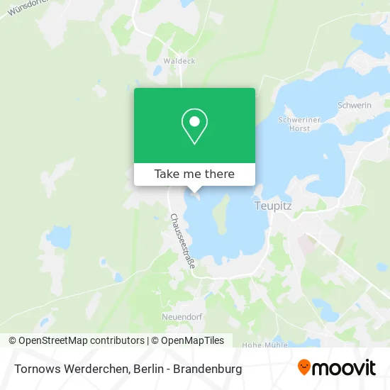 Tornows Werderchen map