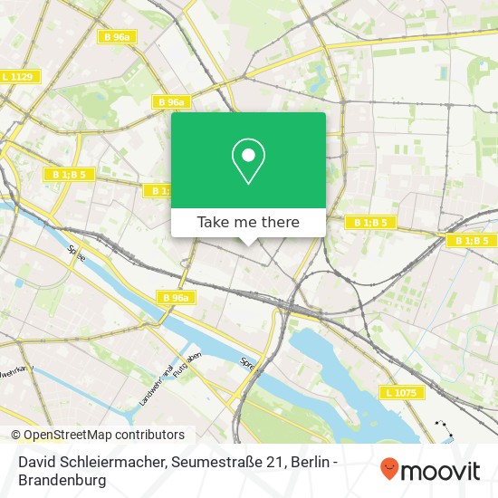 David Schleiermacher, Seumestraße 21 map