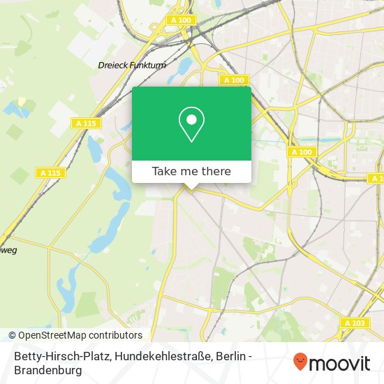 Betty-Hirsch-Platz, Hundekehlestraße map