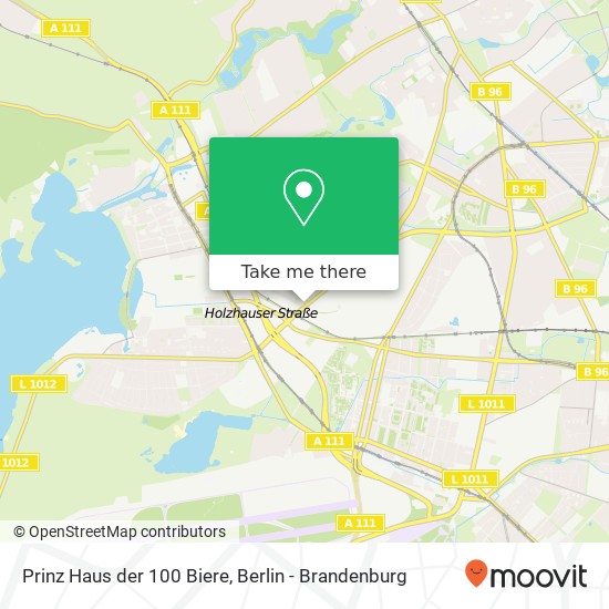 Prinz Haus der 100 Biere map