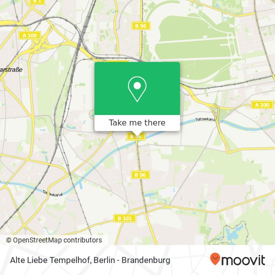 Alte Liebe Tempelhof map