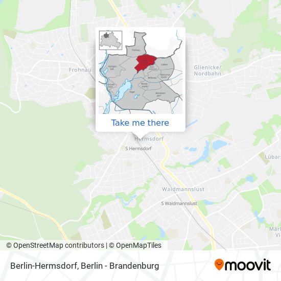 Berlin-Hermsdorf map