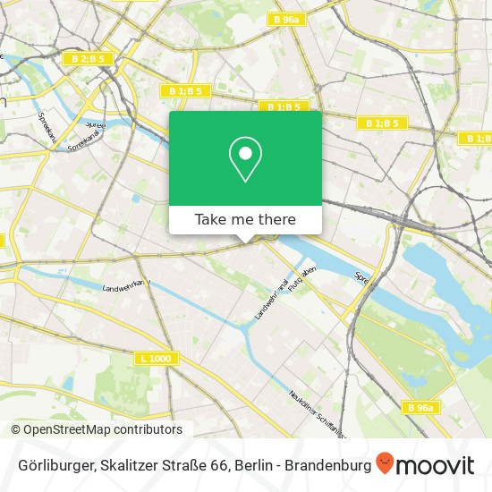 Карта Görliburger, Skalitzer Straße 66
