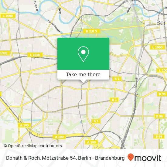 Donath & Roch, Motzstraße 54 map