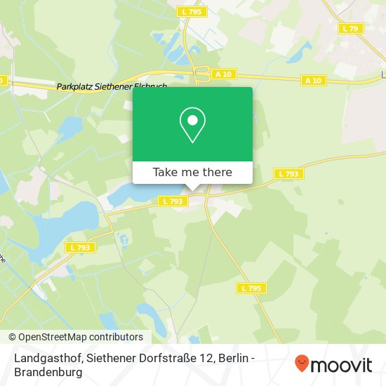 Карта Landgasthof, Siethener Dorfstraße 12