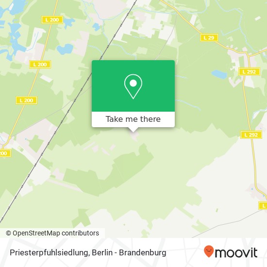 Priesterpfuhlsiedlung map