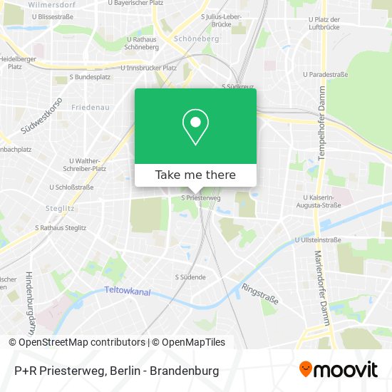 P+R Priesterweg map