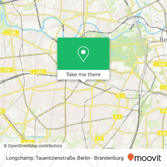 Longchamp, Tauentzienstraße map