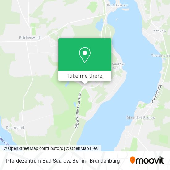 Pferdezentrum Bad Saarow map