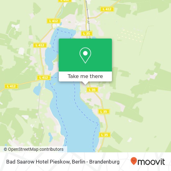 Bad Saarow Hotel Pieskow map
