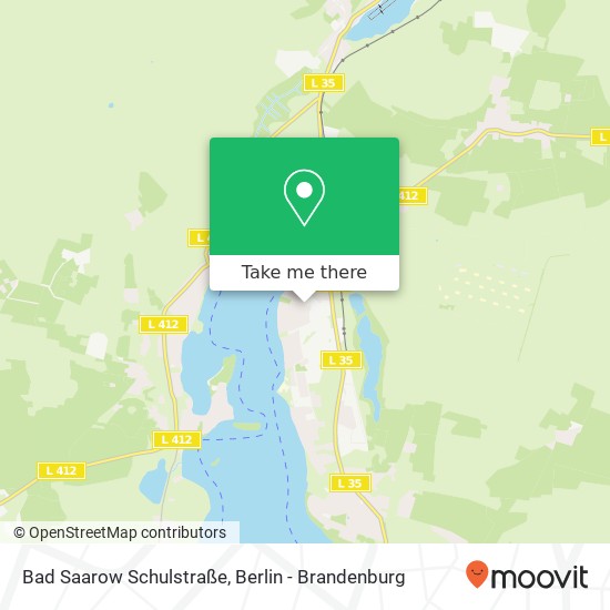 Карта Bad Saarow Schulstraße