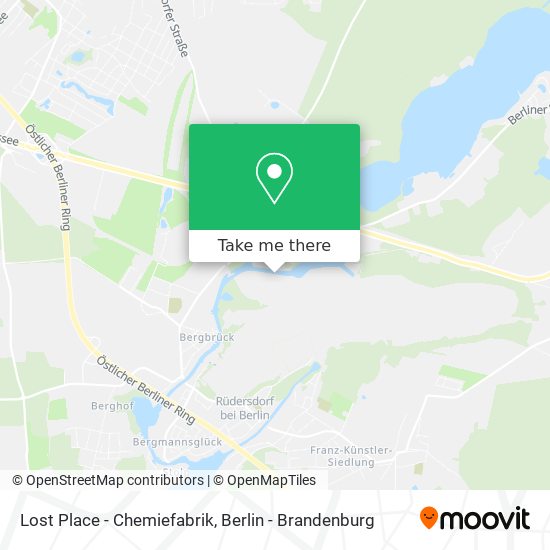 Lost Place - Chemiefabrik map