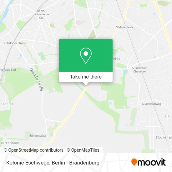 Kolonie Eschwege map