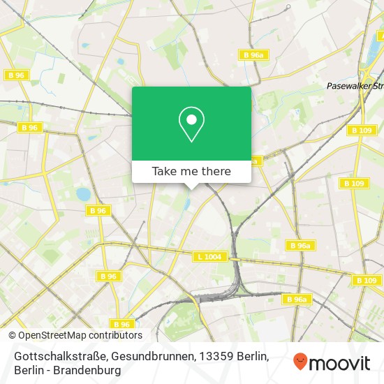Gottschalkstraße, Gesundbrunnen, 13359 Berlin map