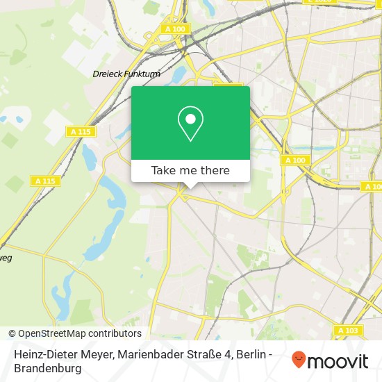 Карта Heinz-Dieter Meyer, Marienbader Straße 4