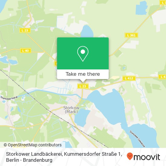 Storkower Landbäckerei, Kummersdorfer Straße 1 map