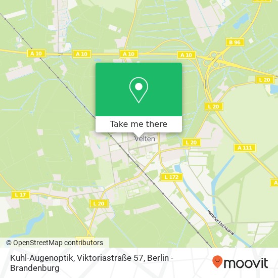 Карта Kuhl-Augenoptik, Viktoriastraße 57