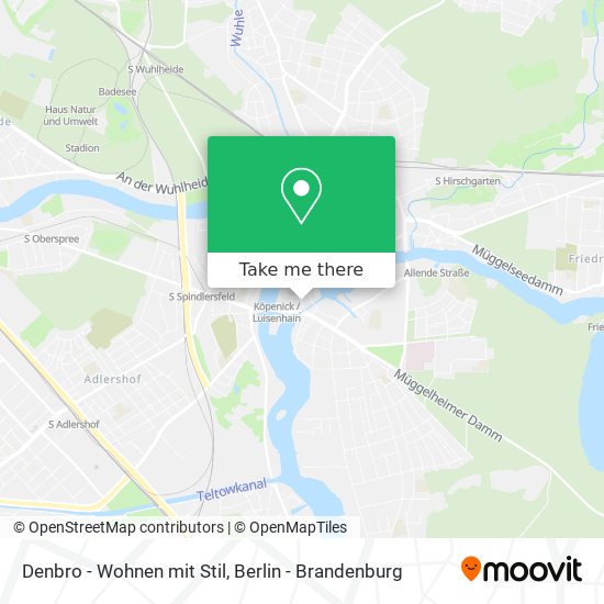 Карта Denbro - Wohnen mit Stil