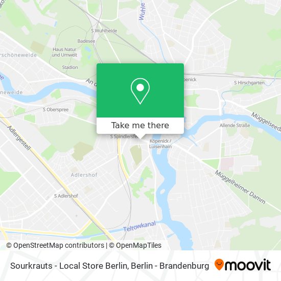 Карта Sourkrauts - Local Store Berlin
