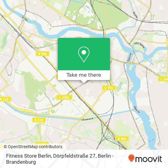 Fitness Store Berlin, Dörpfeldstraße 27 map