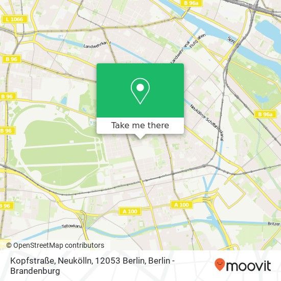 Kopfstraße, Neukölln, 12053 Berlin map