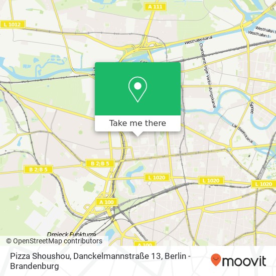 Pizza Shoushou, Danckelmannstraße 13 map