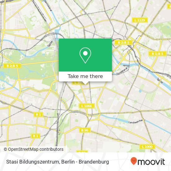 Stasi Bildungszentrum map