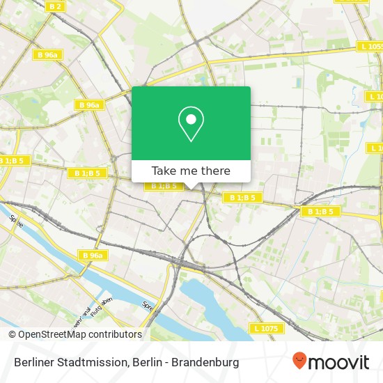 Berliner Stadtmission map