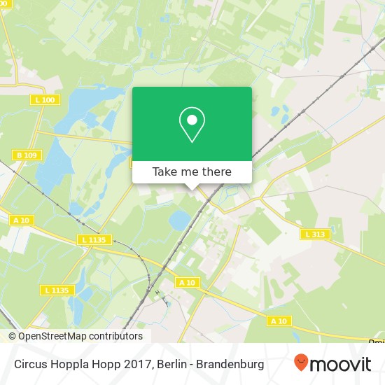 Circus Hoppla Hopp 2017 map