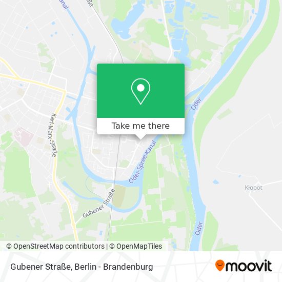 Gubener Straße map