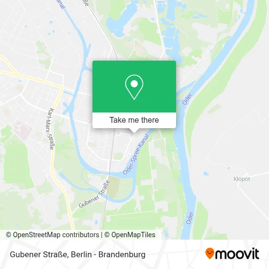 Gubener Straße map